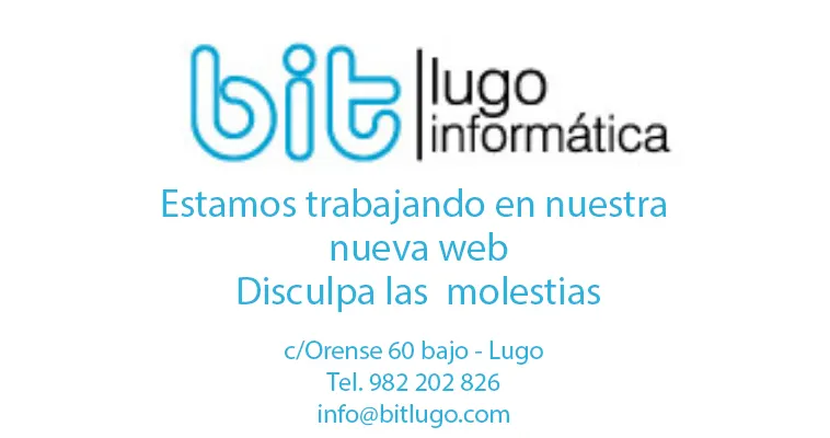 BitLugo estamos realizando una nueva web.